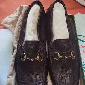 Gucci loafers  9.5. Acapulco cocoa Gucci mens loafers 9.5 (42.5) Like new | Mercari main image 2